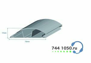 Напольный короб 75х17 Efapel 10120 CCZ