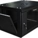 Шкаф настенный 19" 9U 600x350x501 GYDERS GDR-96035B стеклянная дверь черный