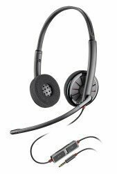 Plantronics BlackWire C225 — проводная гарнитура для компьютера и мобильных устройств (стерео, TRRS 3,5) PL-C225