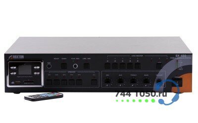 Автоматическая система оповещения-USB-проигрыватель-тюнер-усилитель Roxton SX-480